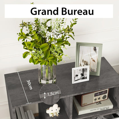 Meuble TV 3 Pièces 134-180X30X43Cm Combination Libre Pour Télévision Jusqu’À 49 Pouces Pour Salon Chambre Bureau En MDF Noir/Blanc/Café/Gris