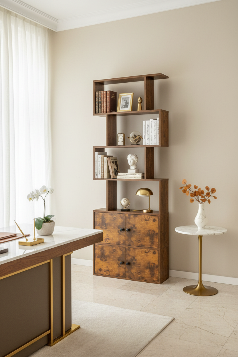Bibliothèque — Bureau Élégant