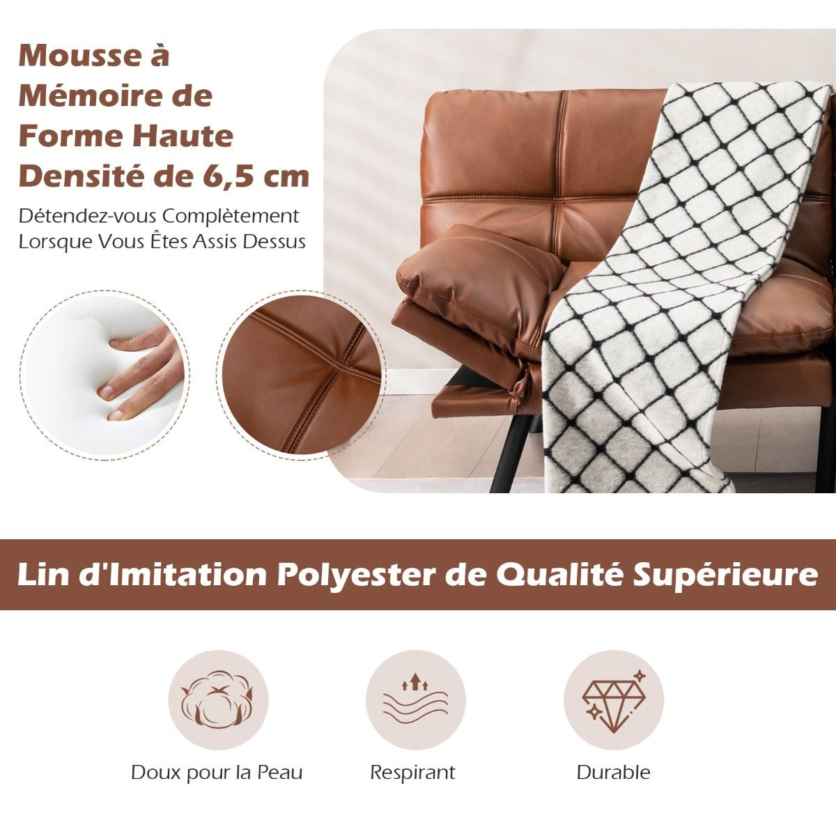Canapé-Lit Futon Convertible En Mousse À Mémoire De Forme Avec Dossier Et Accoudoirs Réglables Canapé-Lit Futon Moderne Gris/Noir/Brun