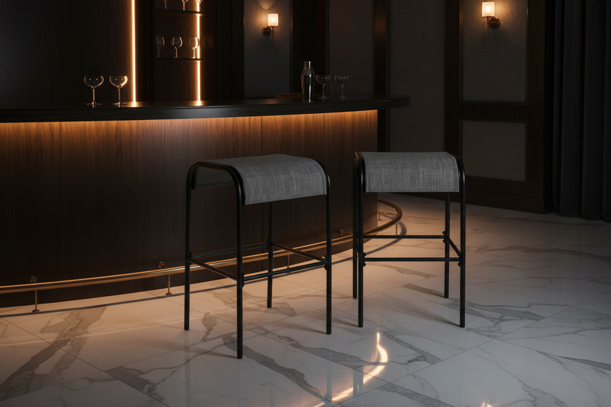Tabourets de bar bistrot intérieur élégant